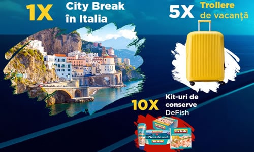 City Break in Italia cu DeFish concurs