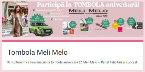 Meli Melo Paris Tombola